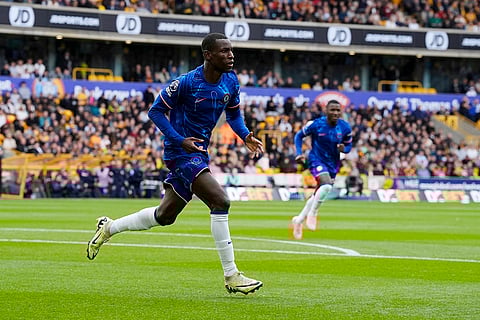 Premier League 2024-25: Chelsea's Nicolas Jackson celebrates scoring against Wolves